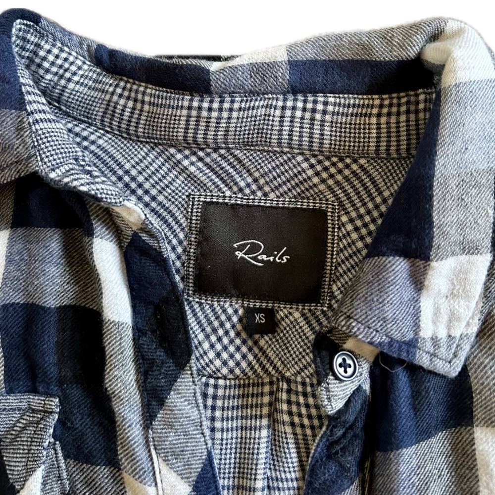 Rails Kendra Soft Flannel Button Down Shirt XS - Picture 4 of 8